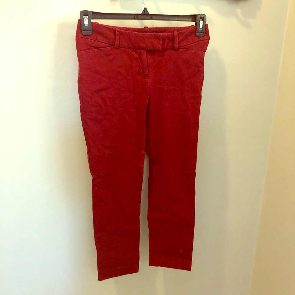 Mossimo burgundy dress pants